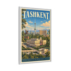 Tashkent Embassy Wrapped Canvas Framed