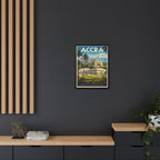 Accra Embassy Wrapped Canvas Framed