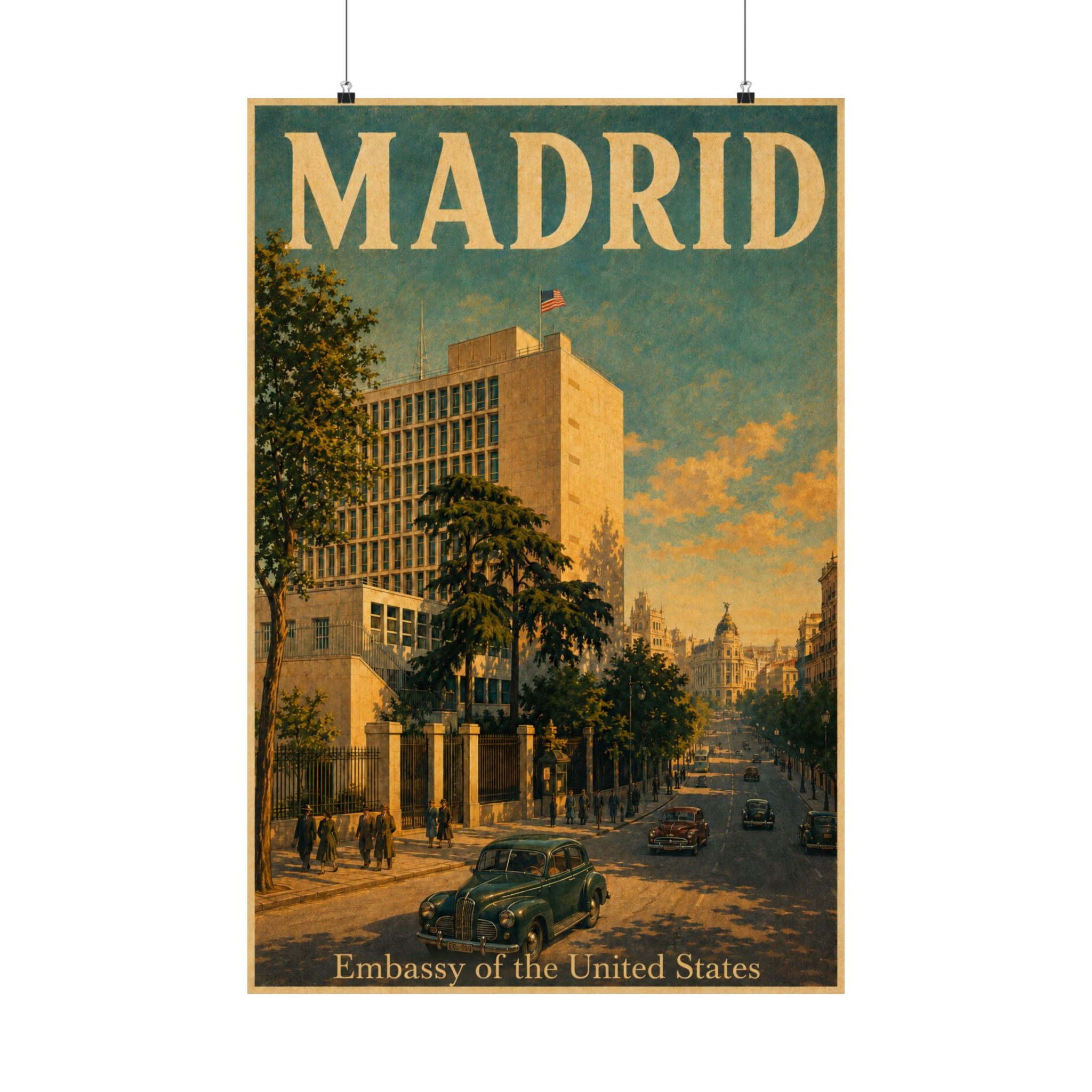 Madrid Embassy Poster