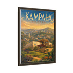 Kampala Uganda Embassy Wrapped Canvas Framed