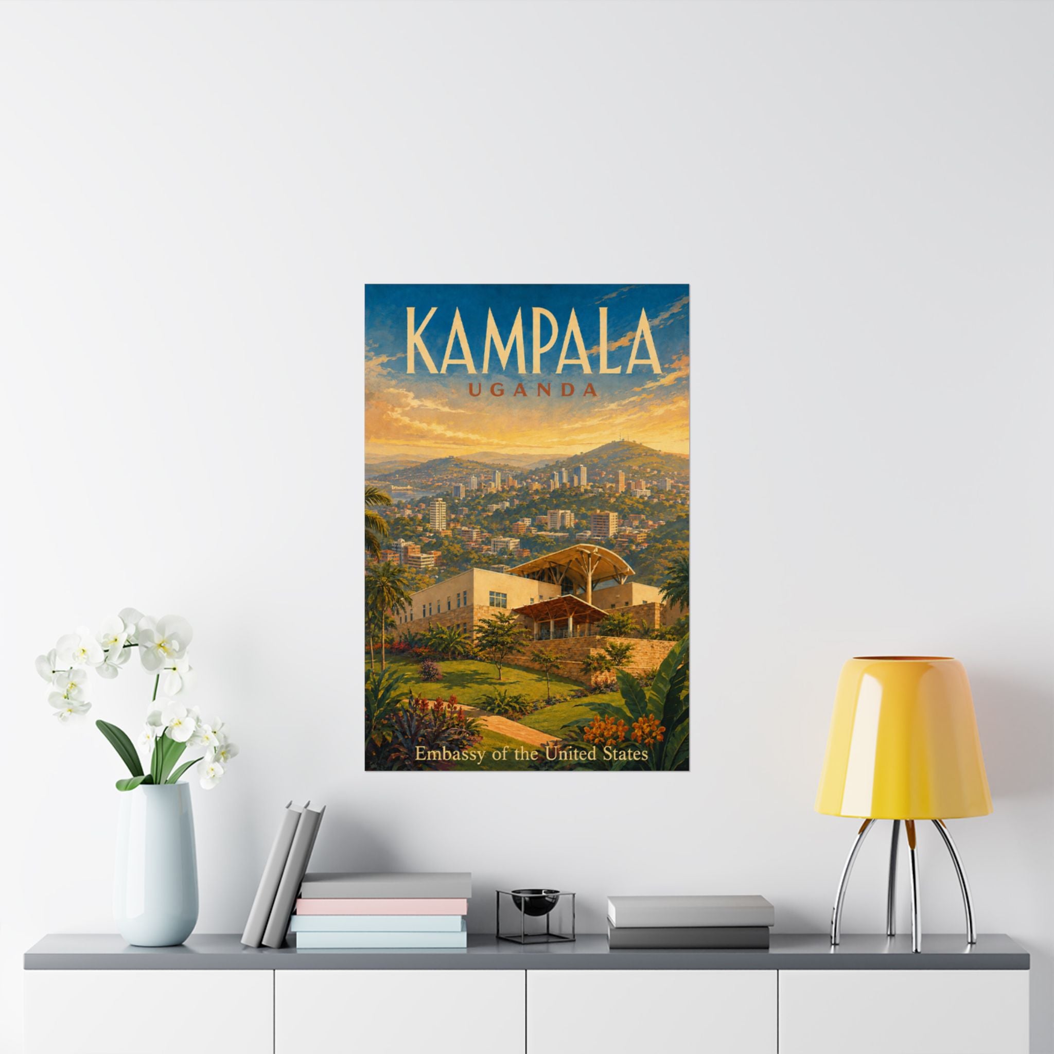 Kampala Uganda Embassy Poster