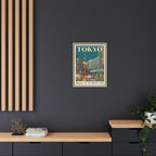 Tokyo Embassy Wrapped Canvas Framed
