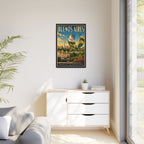 Buenos Aires Embassy Wrapped Canvas Framed