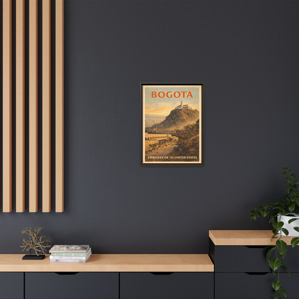 Bogotá Embassy Wrapped Canvas Framed