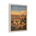 Jerusalem Consulate General Wrapped Canvas Framed
