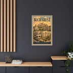 Bucharest Embassy Wrapped Canvas Framed