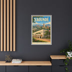 Yaoundé Embassy Wrapped Canvas Framed