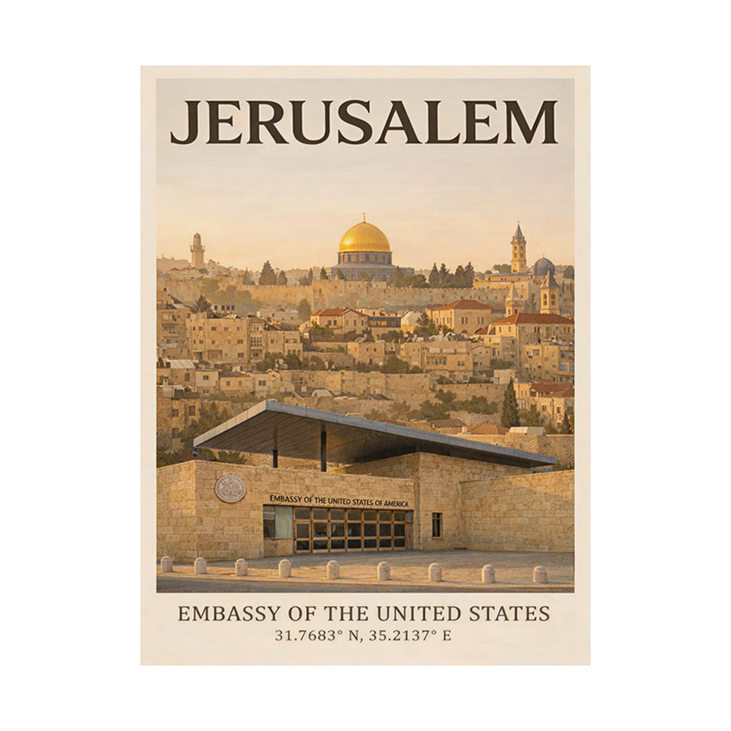 Jerusalem Embassy Poster