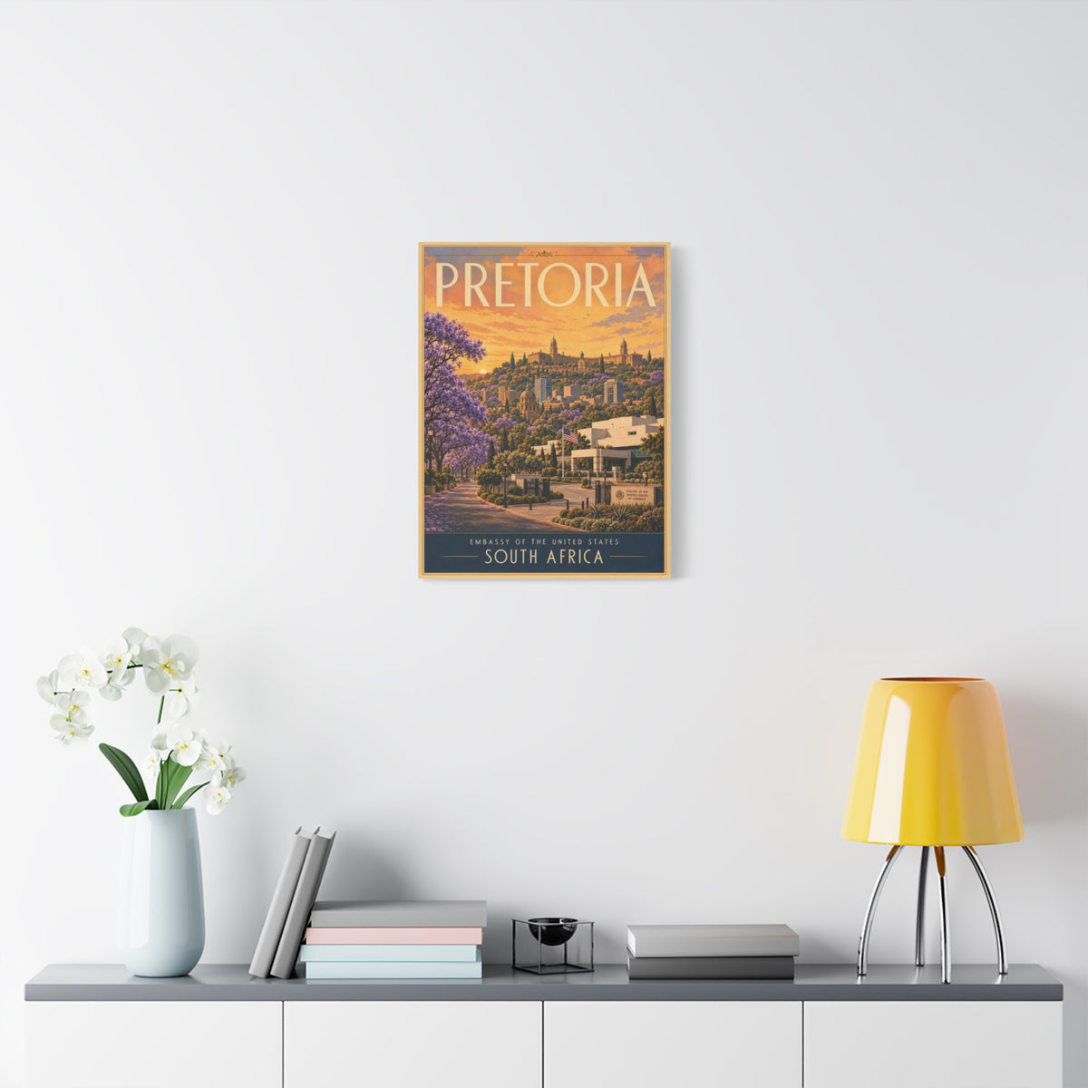 Pretoria Embassy Wrapped Canvas