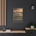 Nairobi Embassy Wrapped Canvas