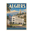 Algiers Embassy Wrapped Canvas