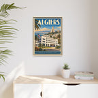 Algiers Embassy Wrapped Canvas Framed