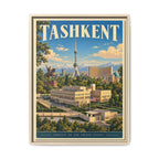 Tashkent Embassy Wrapped Canvas Framed