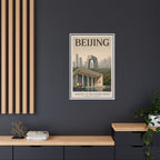 Beijing Embassy Wrapped Canvas Framed