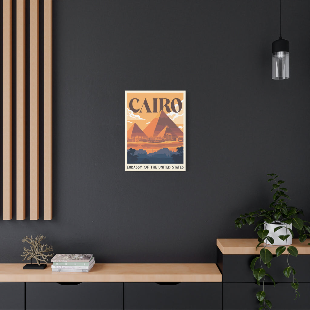 Cairo Embassy Wrapped Canvas