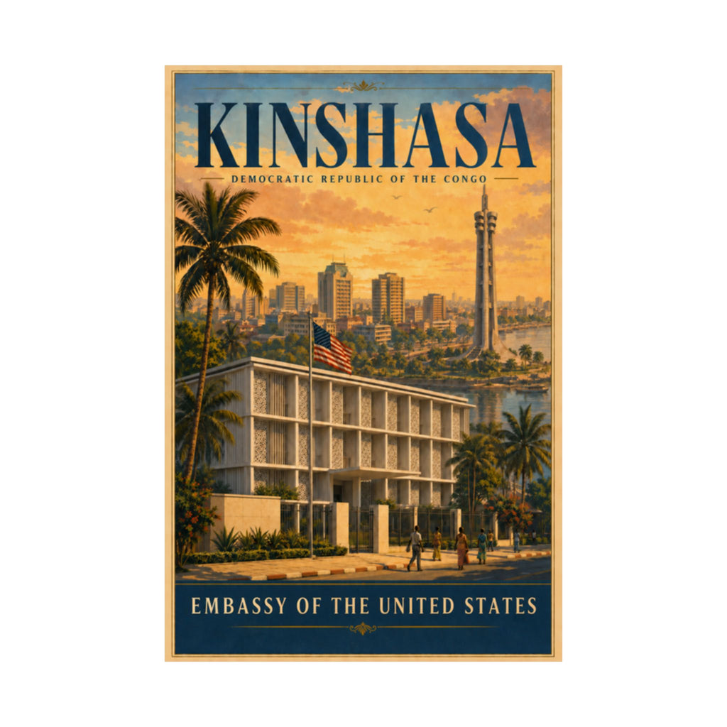 Kinshasa Embassy Poster