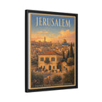 Jerusalem Consulate General Wrapped Canvas Framed