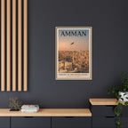 Amman Embassy Wrapped Canvas Framed