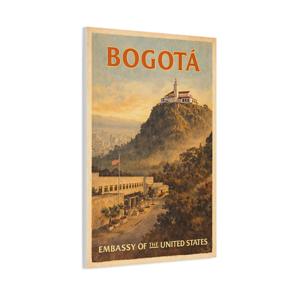 Bogotá Embassy Wrapped Canvas