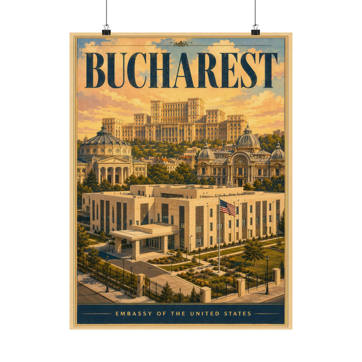 Bucharest Embassy Poster