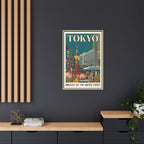 Tokyo Embassy Wrapped Canvas Framed