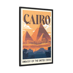 Cairo Embassy Wrapped Canvas Framed