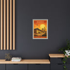Baghdad Embassy Wrapped Canvas Framed