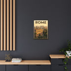 Rome Embassy Wrapped Canvas Framed