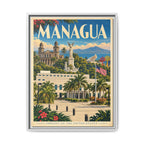 Managua Embassy Wrapped Canvas Framed