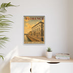 Florence Consulate General Wrapped Canvas Framed