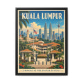 Kuala Lumpur Embassy Wrapped Canvas Framed