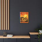 Baghdad Embassy Wrapped Canvas Framed