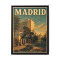 Madrid Embassy Wrapped Canvas Framed