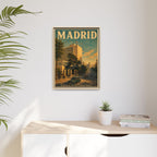 Madrid Embassy Wrapped Canvas Framed