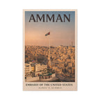 Amman Embassy Wrapped Canvas