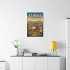 Kampala Uganda Embassy Wrapped Canvas