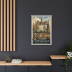 Copenhagen Embassy Wrapped Canvas Framed