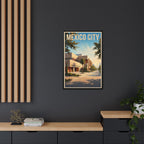 Mexico City Embassy Wrapped Canvas Framed