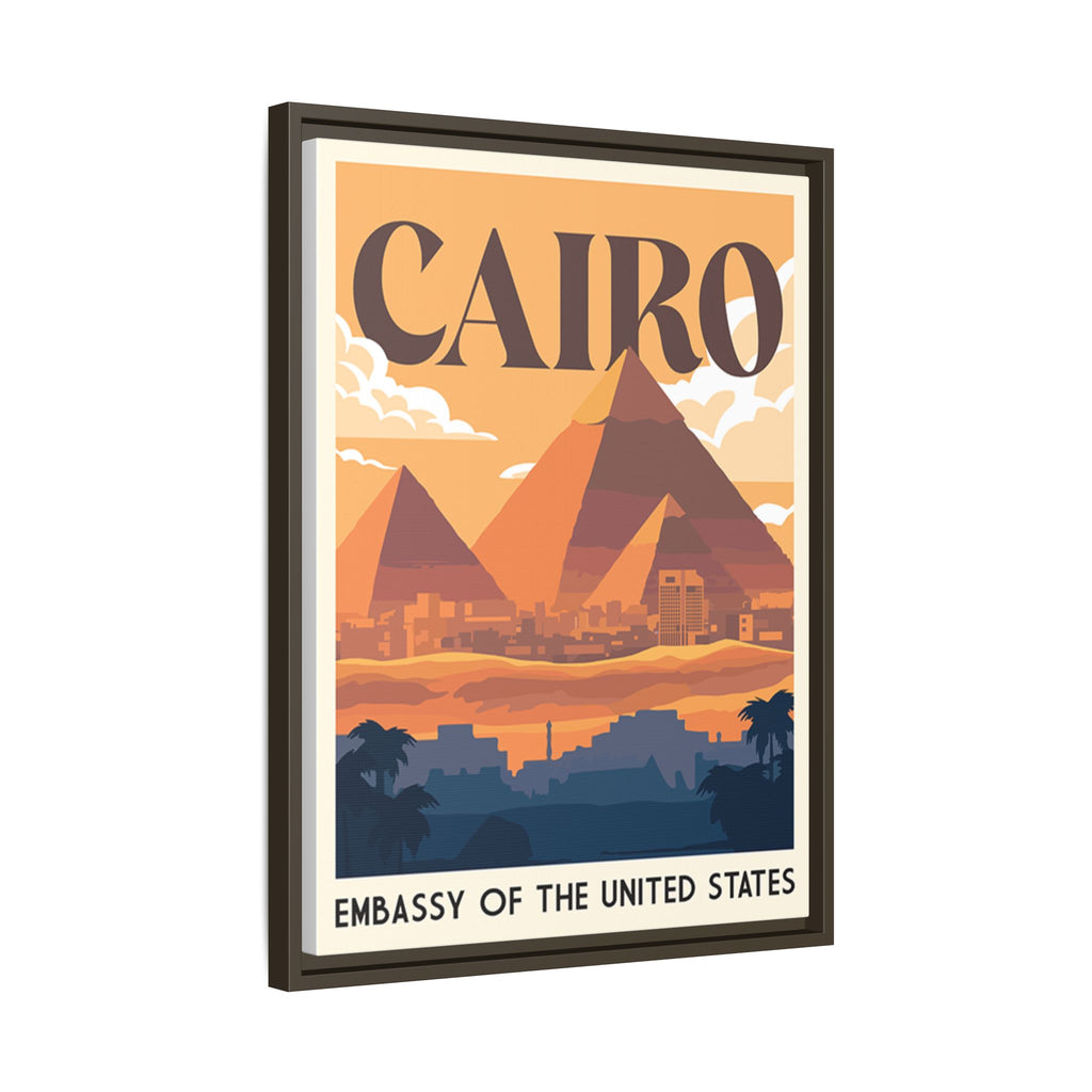 Cairo Embassy Wrapped Canvas Framed