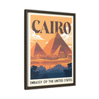 Cairo Embassy Wrapped Canvas Framed