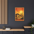 Baghdad Embassy Wrapped Canvas Framed