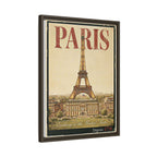Paris Embassy Wrapped Canvas Framed