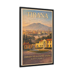 Tirana Embassy Wrapped Canvas Framed