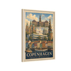 Copenhagen Embassy Wrapped Canvas Framed