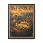 Istanbul Consulate General Wrapped Canvas Framed