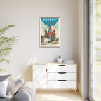 Moscow Embassy Wrapped Canvas Framed