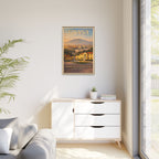 Tirana Embassy Wrapped Canvas Framed