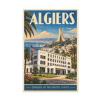 Algiers Embassy Wrapped Canvas