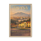 Tirana Embassy Wrapped Canvas Framed