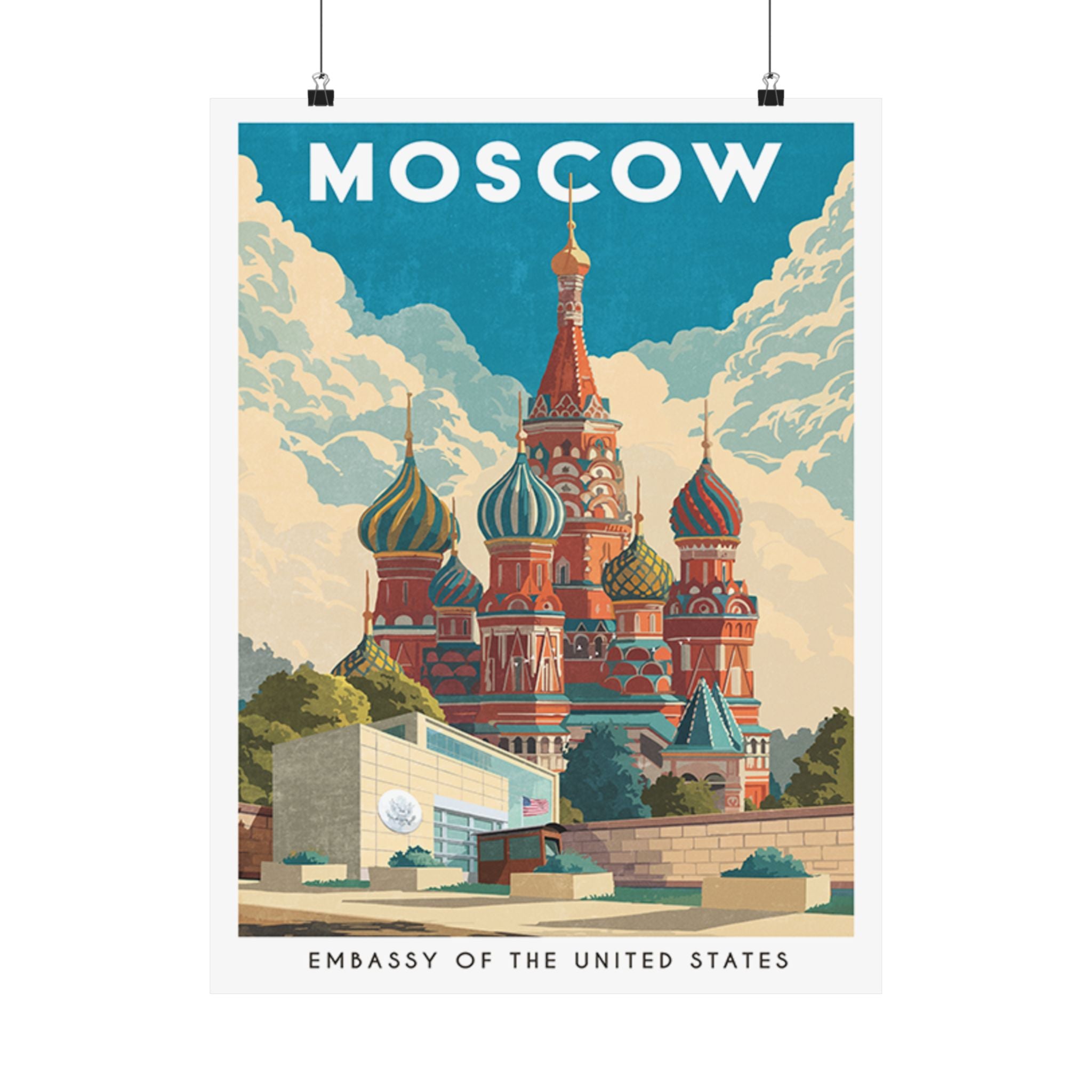 Moscow Embassy Poster